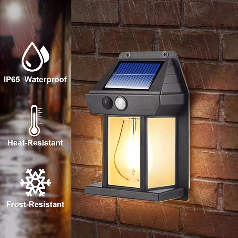 Outdoor Lighting With Outlet - Solar Wall Light Outdoor Waterproof Sunlight