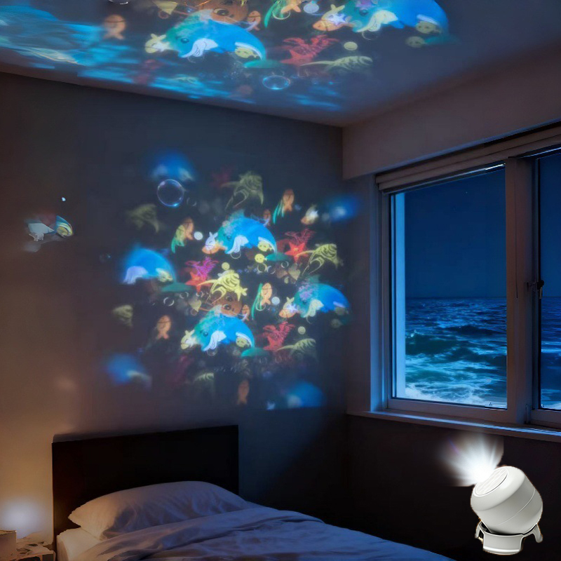 Outdoor Lighting For Christmas - Dynamic Projector Light Rotating Christmas &