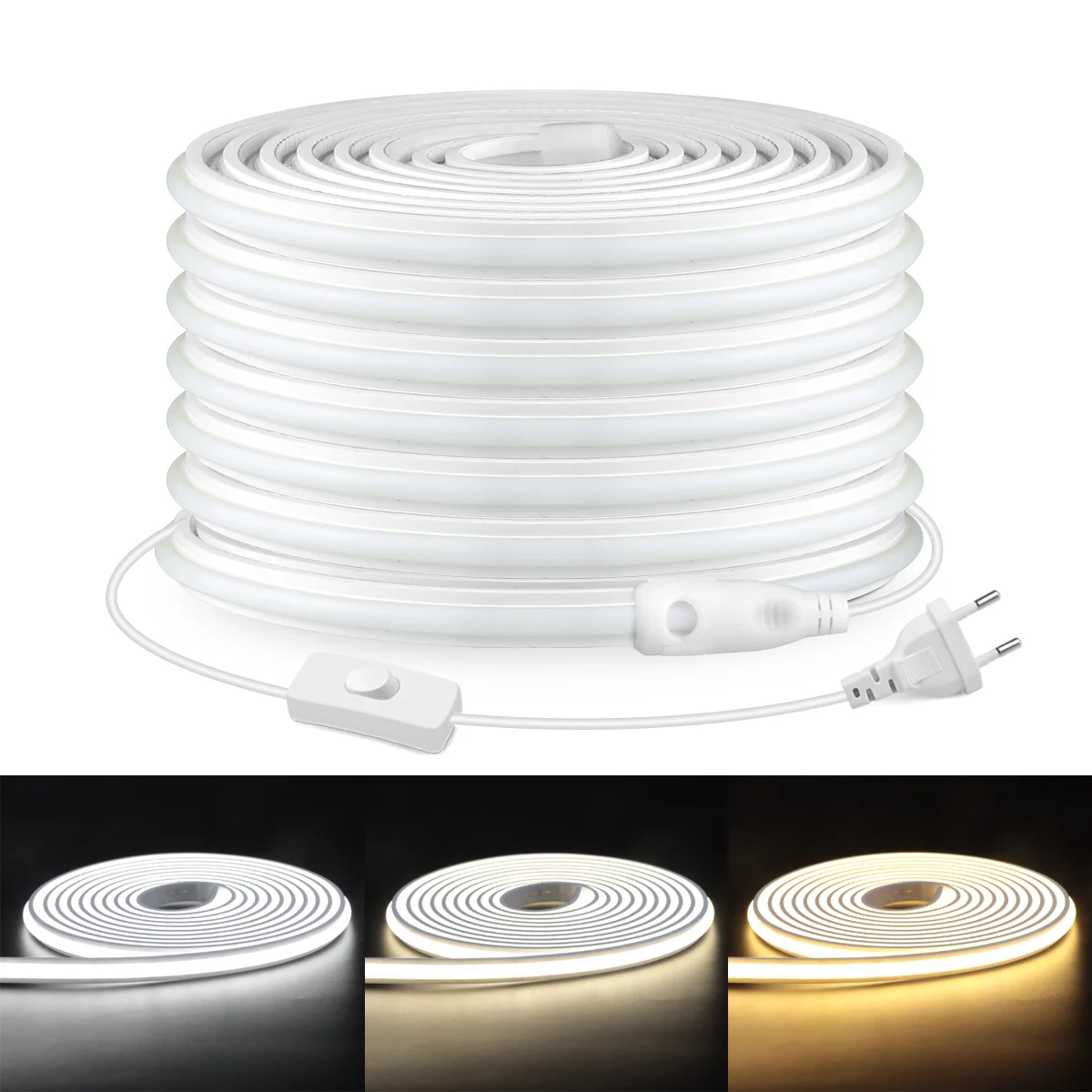 Outdoor Lighting Youtube - 220V Real Silicone Tube Light COB