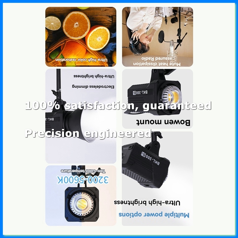 Outdoor Lighting Wireless - 300W Bi LED Video Light, Continuous