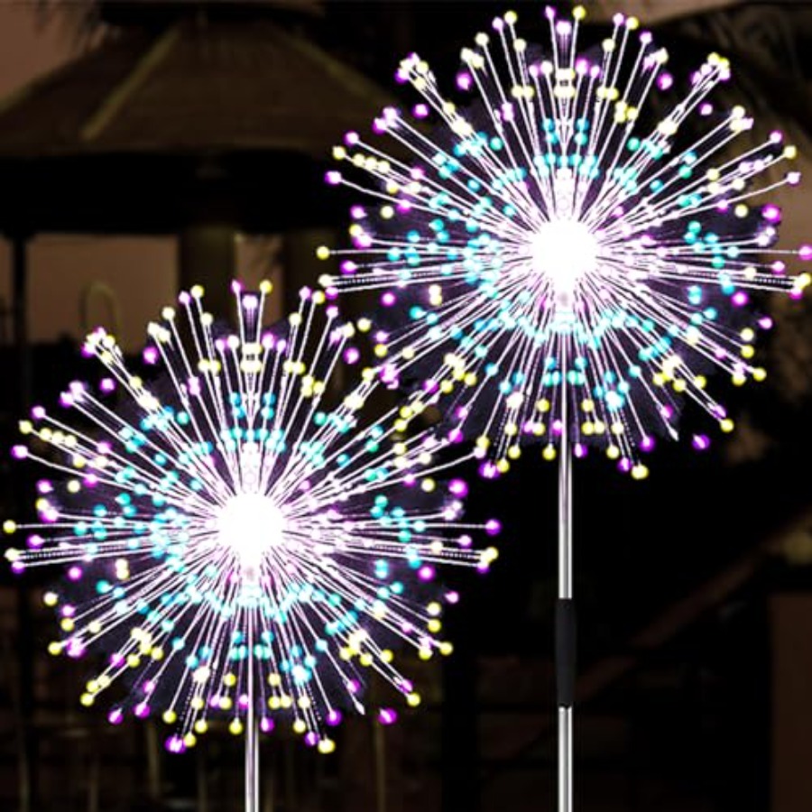 Outdoor Lighting For Christmas - Solar Firework Lights, Lighting Modes Solar