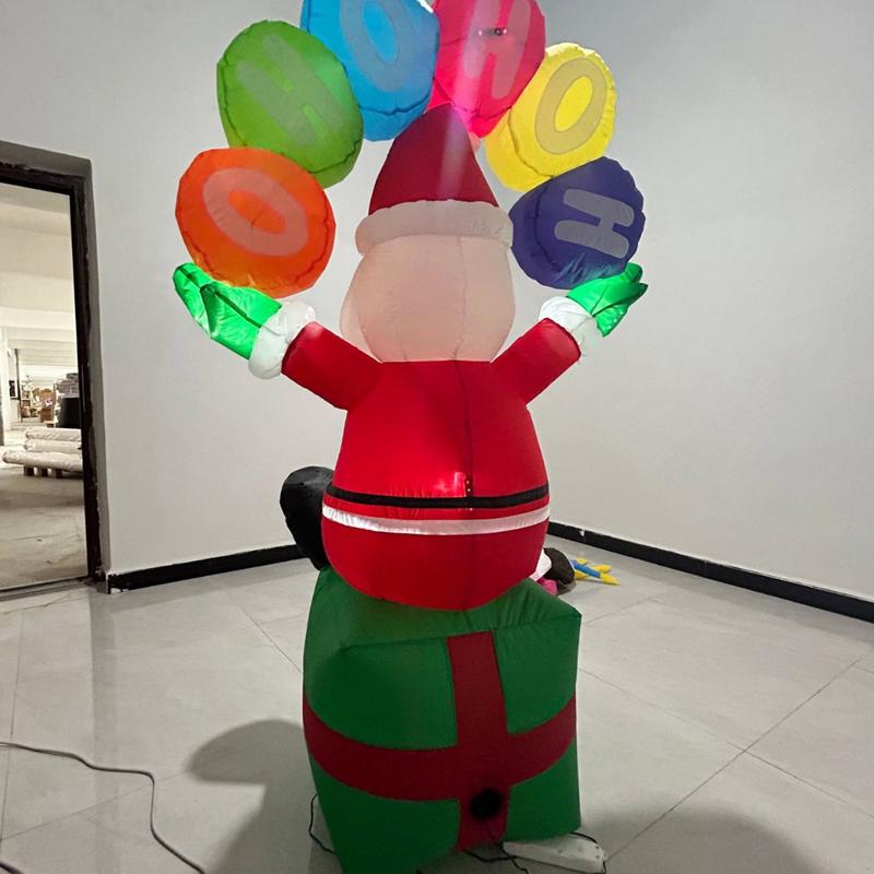 Blow Up Santa Inflatable Decor - Outdoor Lighting For Christmas recension och pris