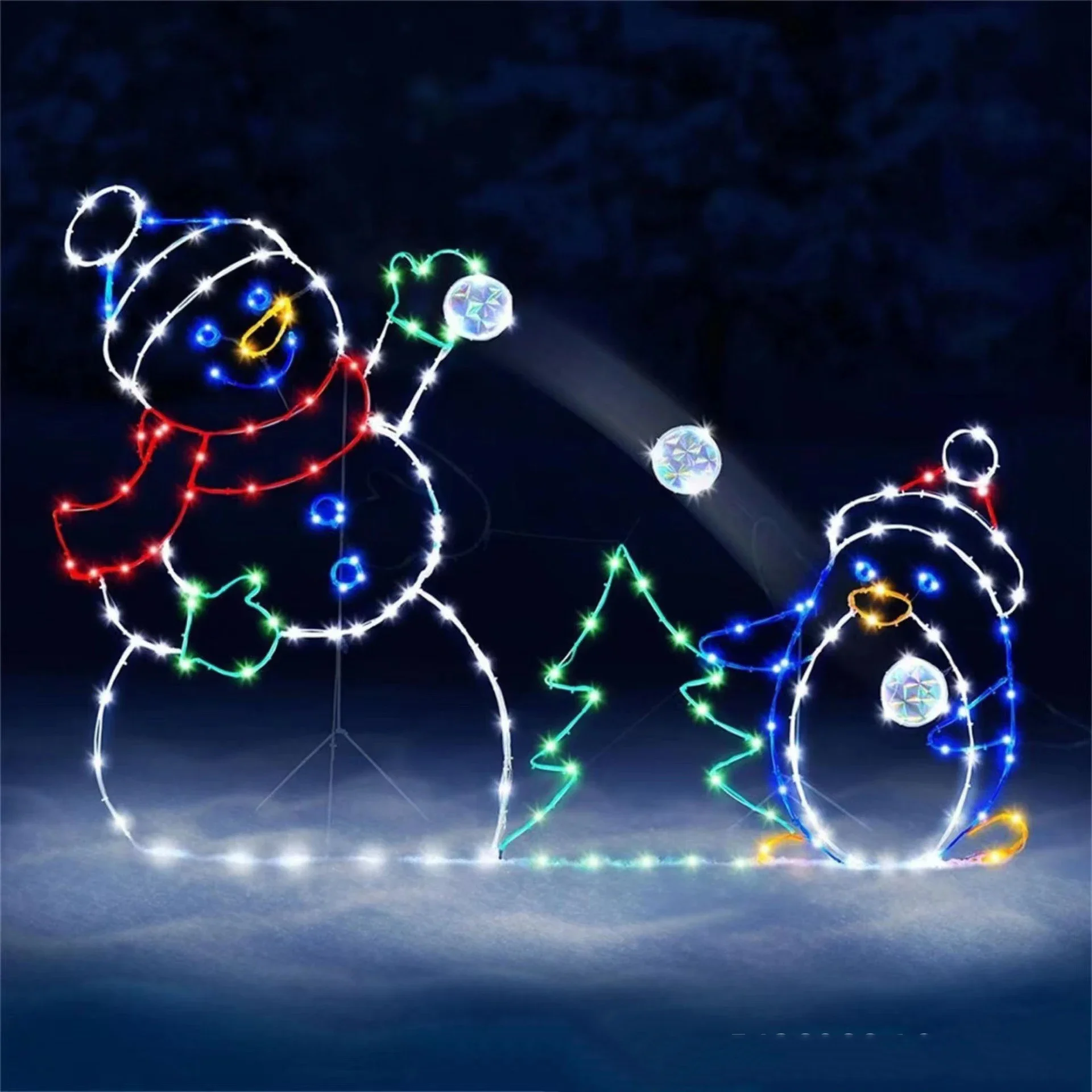 Animated Snowball Light LED Gl - Outdoor Lighting For Christmas recension och pris