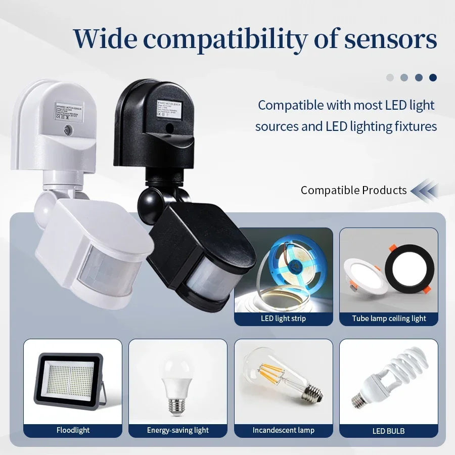 110-240V PIR Motion Sensor 12V - Outdoor Lighting For Steps recension och pris