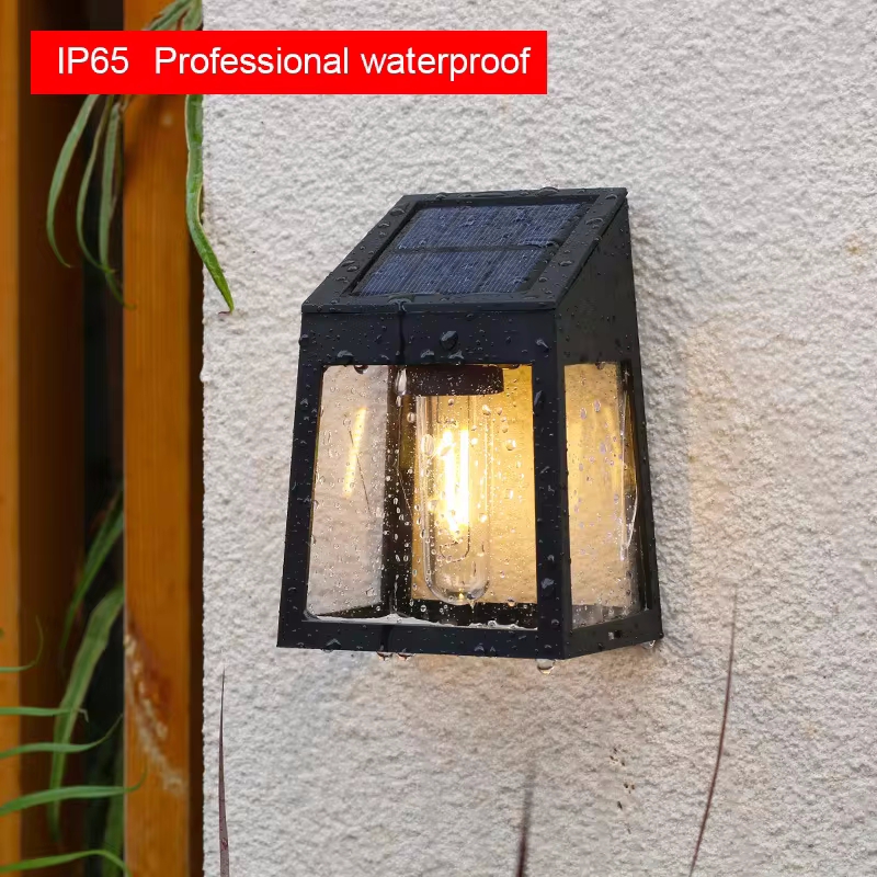 Solar Wall Light Outdoor Water - Outdoor Lighting With Outlet recension och pris