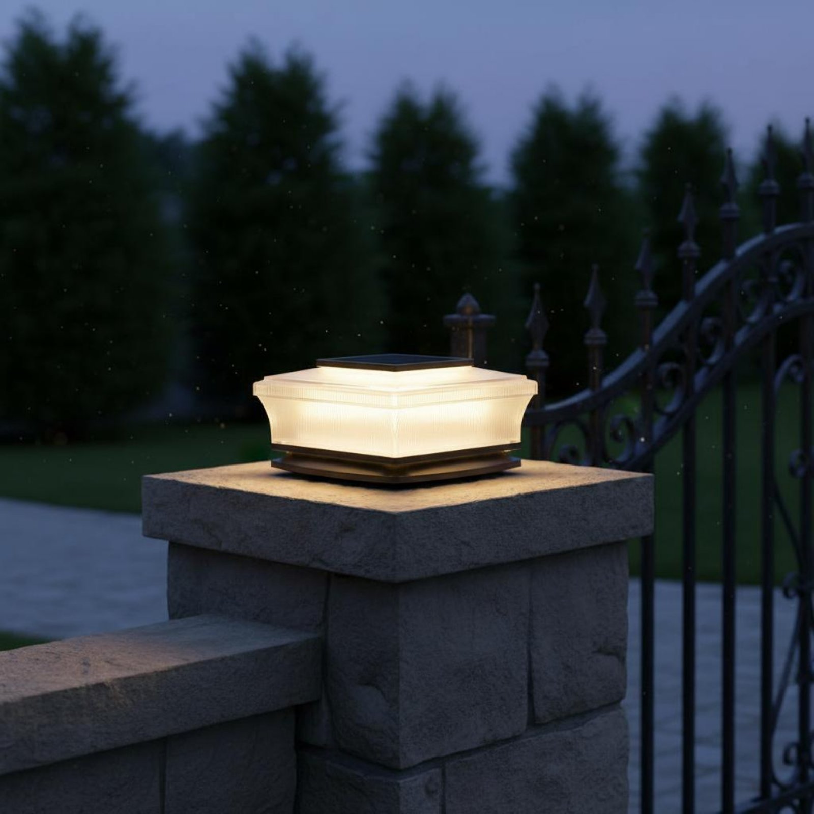 Solar Post Cap Light Wireless  - Outdoor Lighting Wireless recension och pris