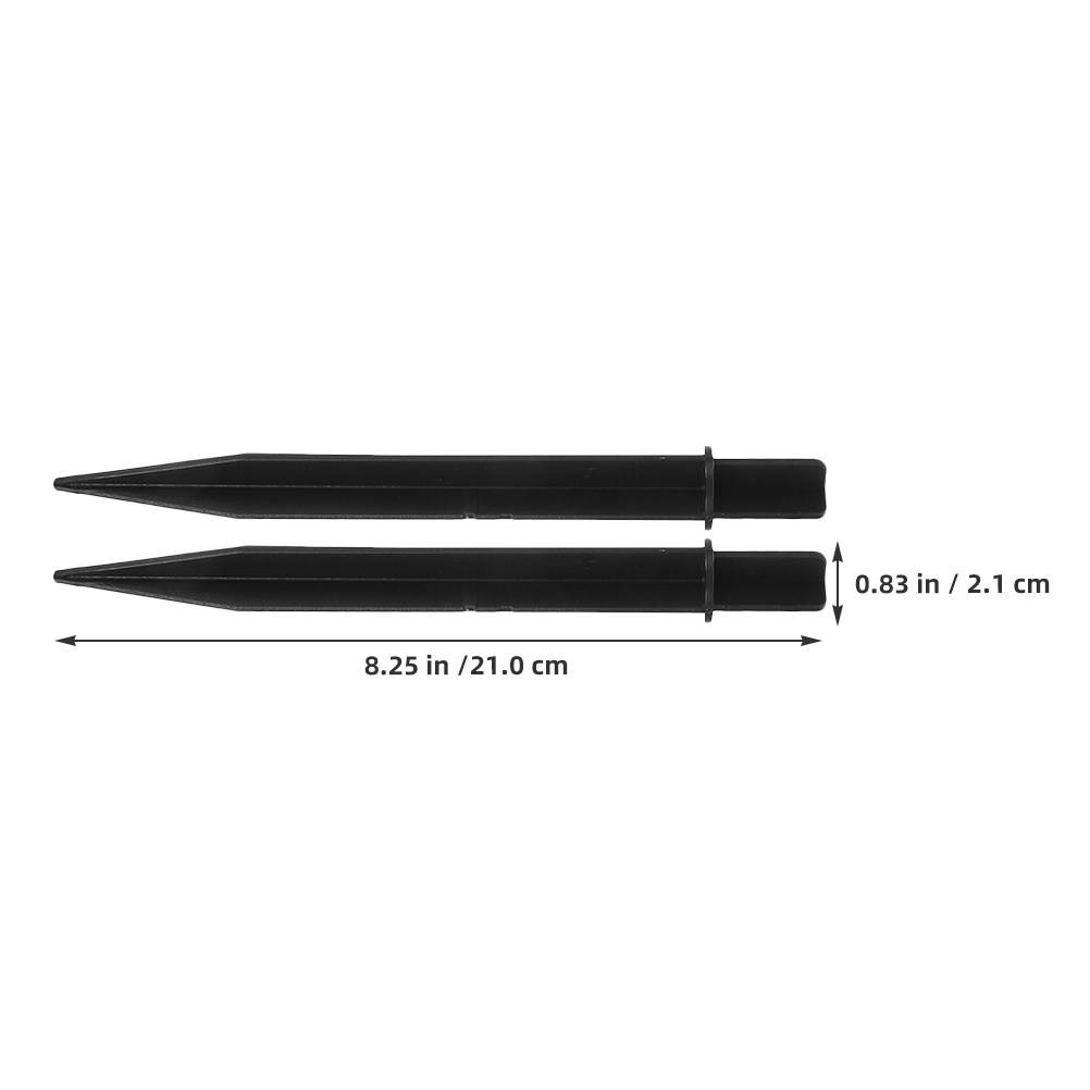 15Pcs Black Ground Stakes for  - Outdoor Lighting Ground recension och pris
