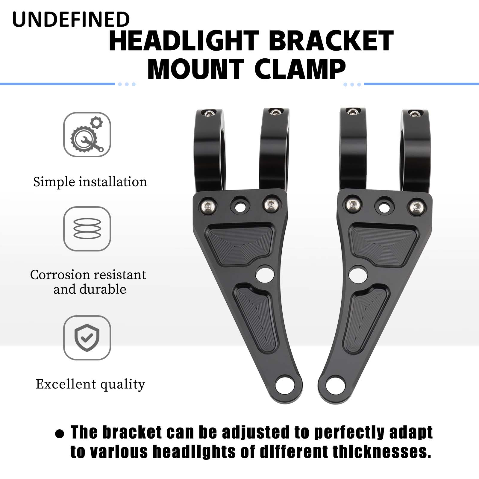 33mm-58mm Headlight Bracket Mo - Outdoor Lighting Youtube recension och pris