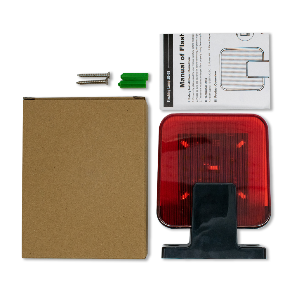LED Wall Mount Emergency Strob - Outdoor Lighting With Outlet recension och pris