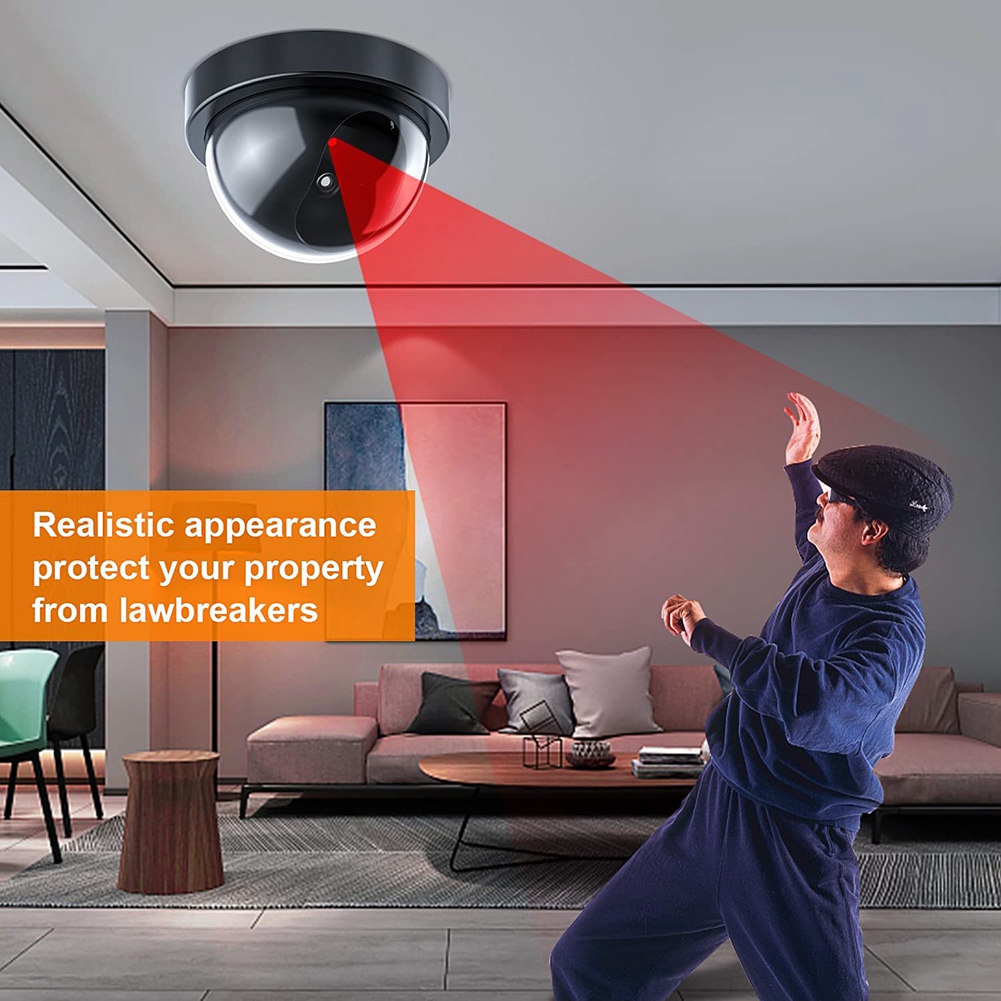 Dummy Security Camera,Fake Cam - Outdoor Lighting Wireless recension och pris