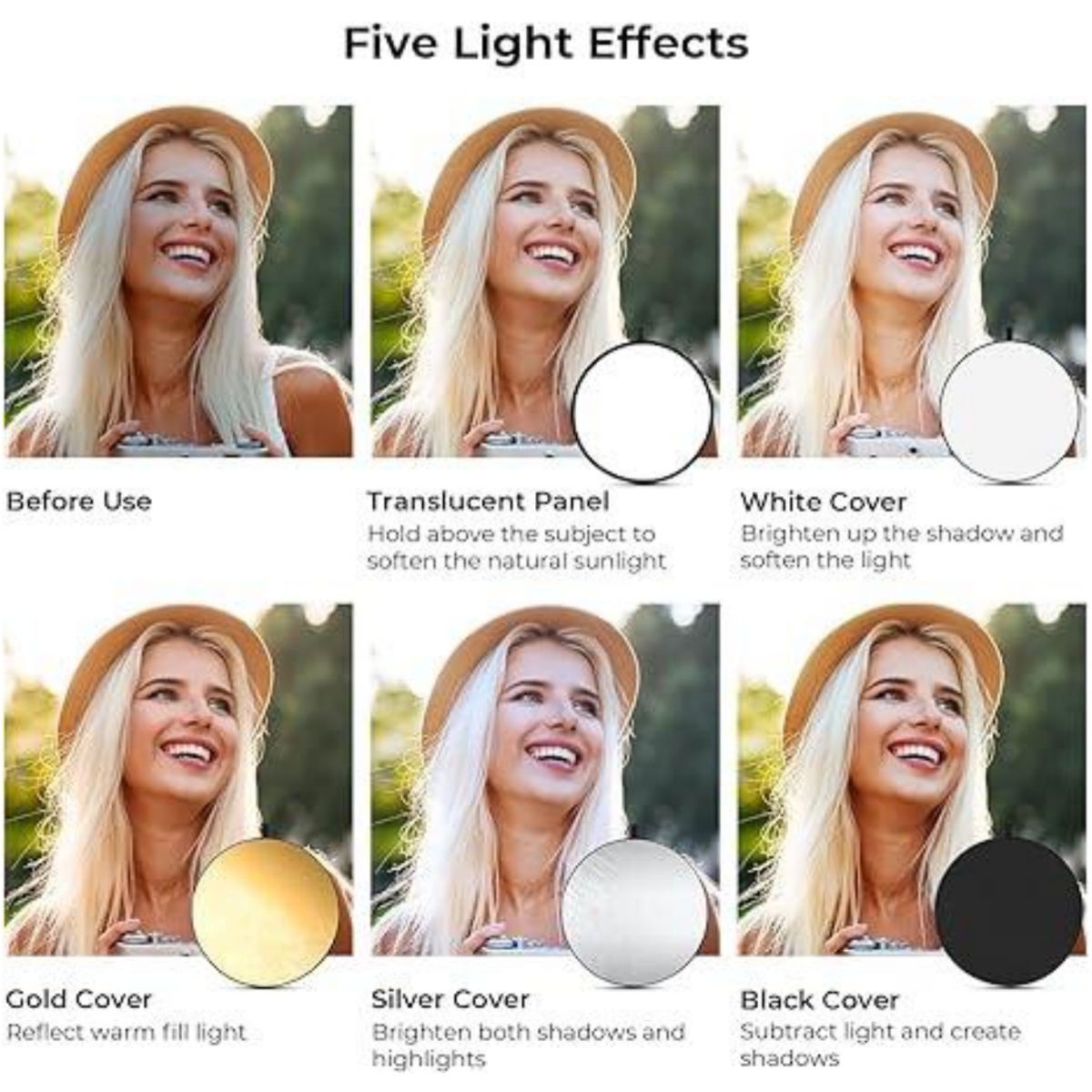 HUANYINGBJB Portable 5 in 1 Ph - Outdoor Lighting In Photography recension och pris