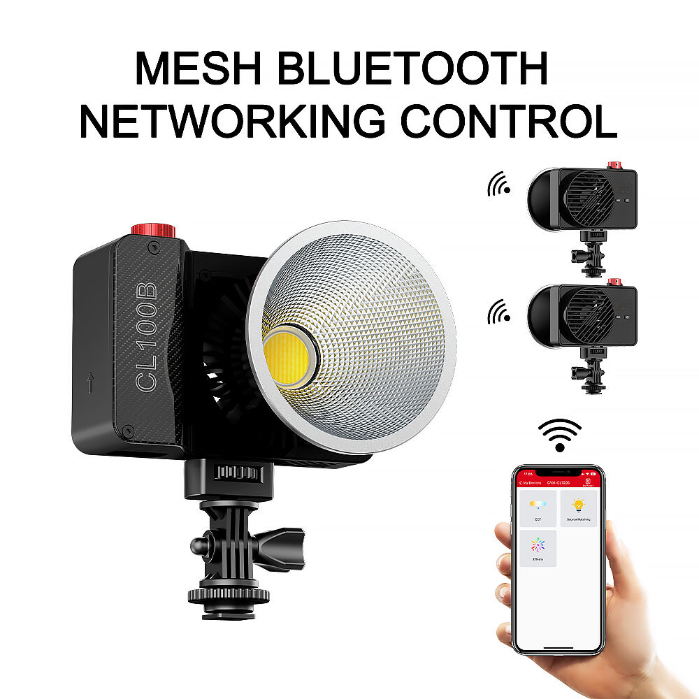 GVM CL100B Portable Bi-Color L - Outdoor Lighting In Photography recension och pris