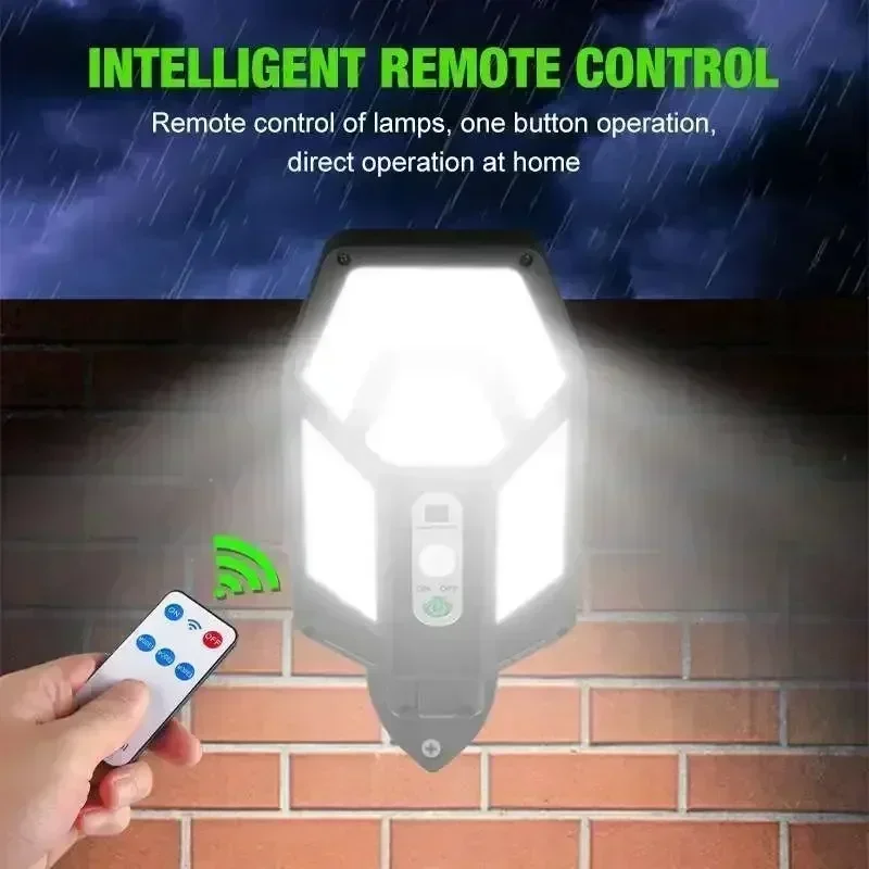 12000LM Powerful Solar Wall La - Outdoor Lighting With Outlet recension och pris