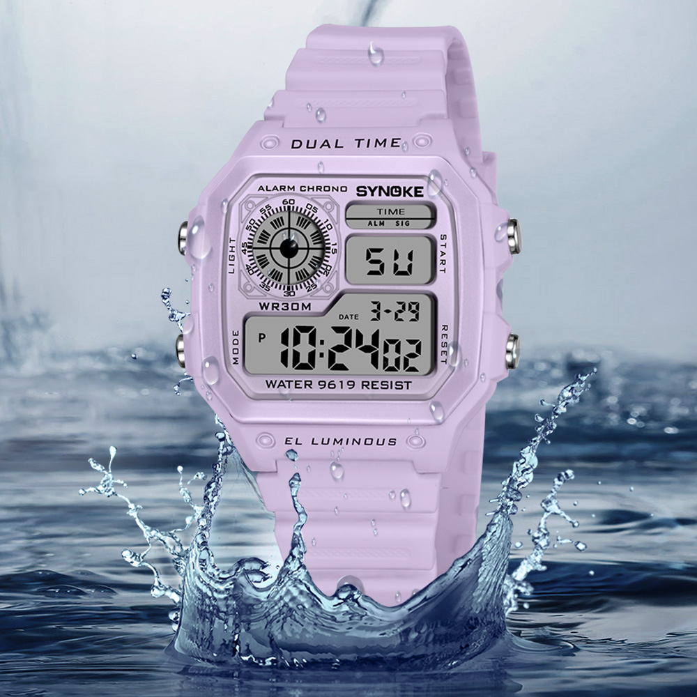 SYNOKE Digital Watches Lady Sp - Outdoor Lighting For Steps recension och pris