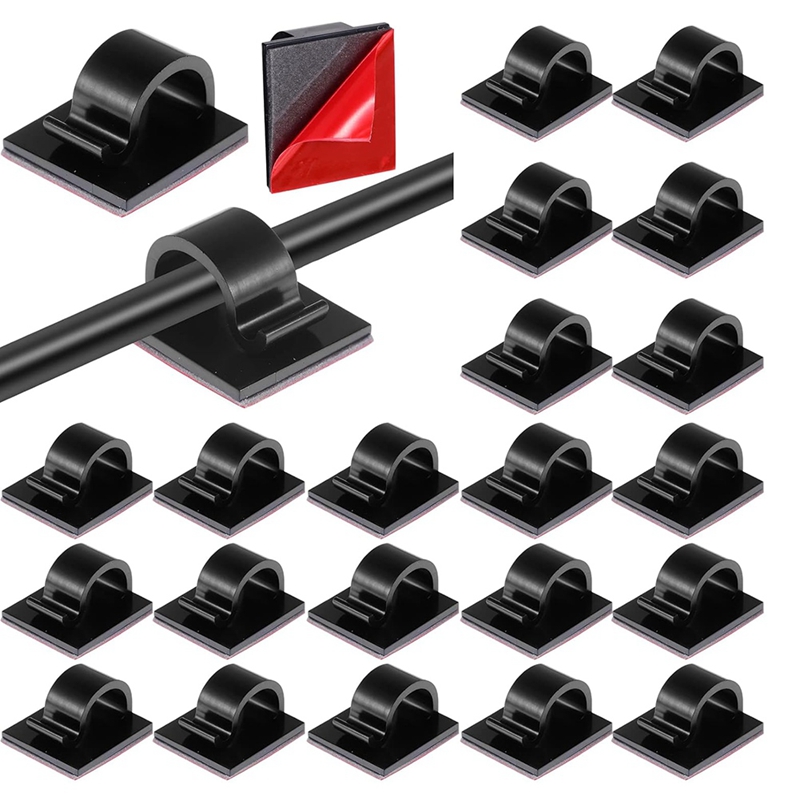 50 Pcs Mini Cable Clips Hooks  - Outdoor Lighting For Christmas recension och pris