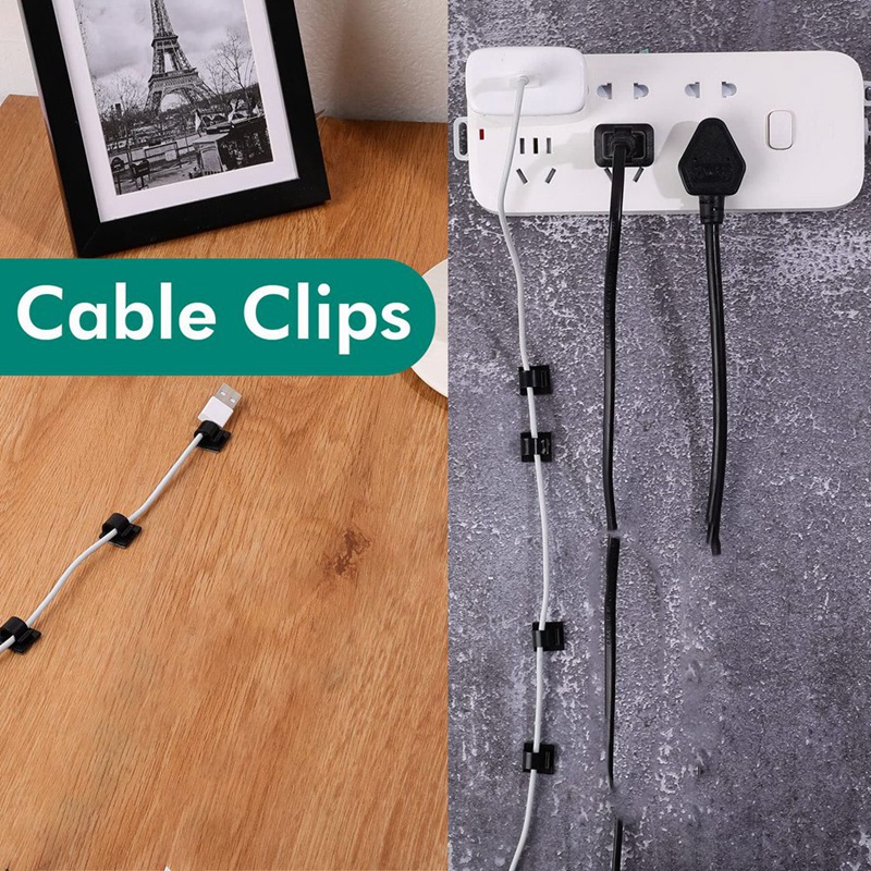 50 Pcs Mini Cable Clips Hooks  - Outdoor Lighting For Christmas recension och pris