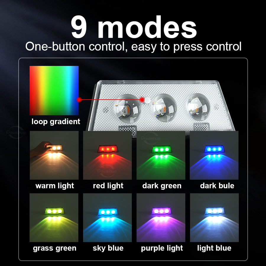 Super Bright Solar Lights RGB  - Outdoor Lighting With Outlet recension och pris