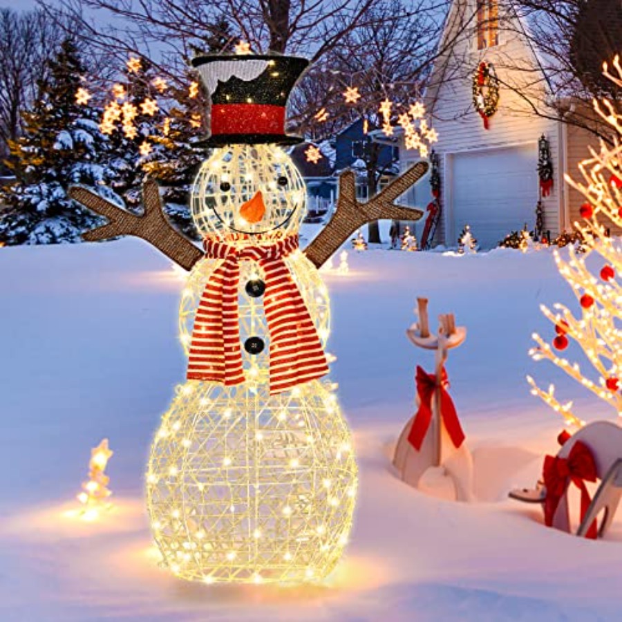 Christmas Outdoor Lighted Snow - Outdoor Lighting Ground recension och pris