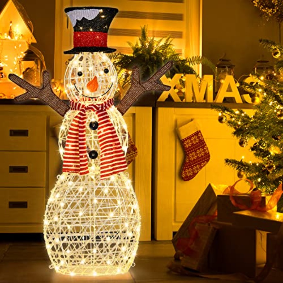 Christmas Outdoor Lighted Snow - Outdoor Lighting Ground recension och pris