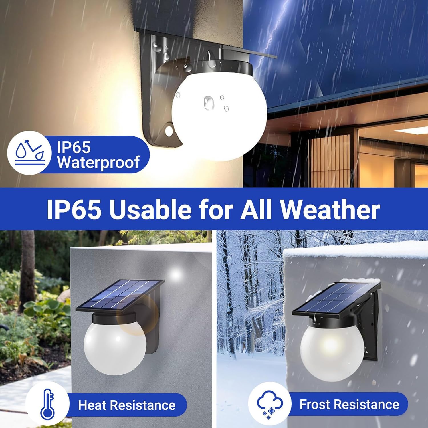 Solar Sphere Wall Lights Outdo - Outdoor Lighting With Outlet recension och pris