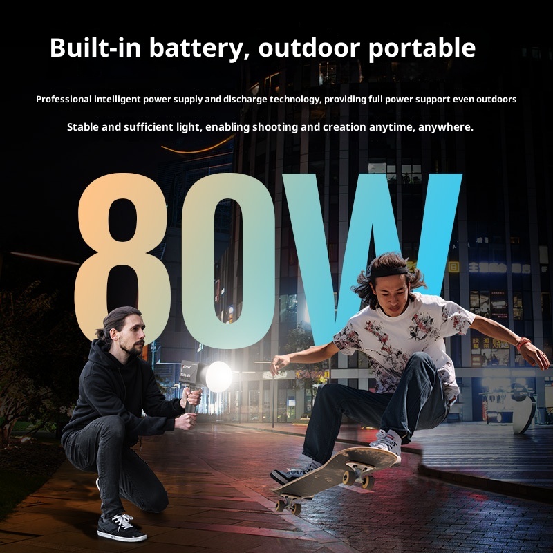 ZGRL80 80W COB LED Video Light - Outdoor Lighting In Photography recension och pris