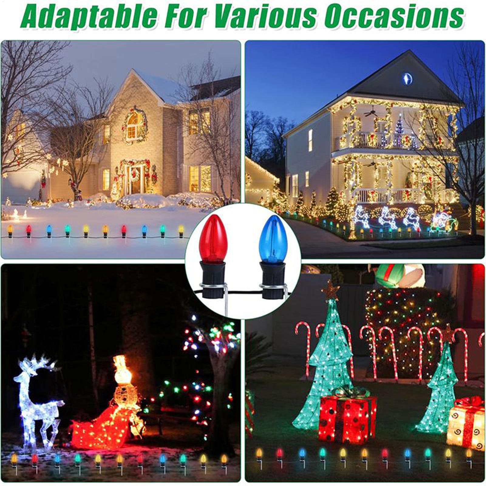 Christmas Light Stakes For Yar - Outdoor Lighting For Christmas recension och pris