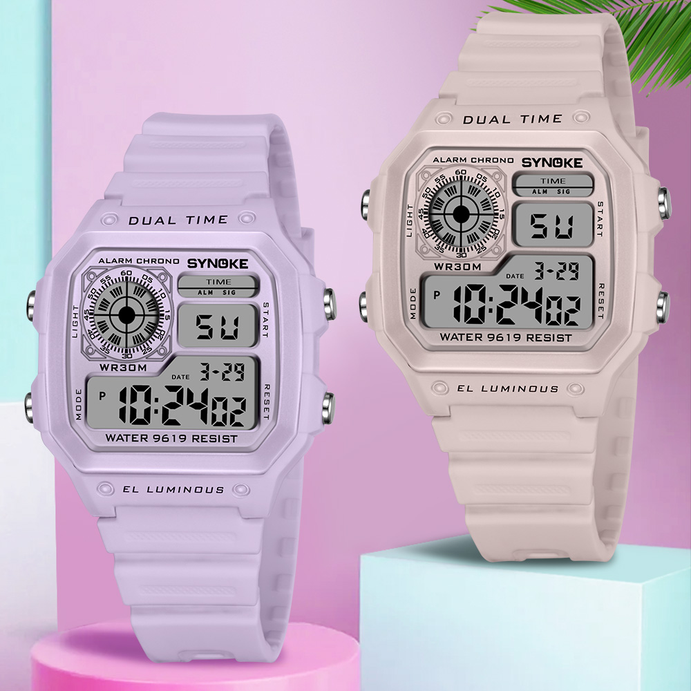 SYNOKE Digital Watches Lady Sp - Outdoor Lighting For Steps recension och pris