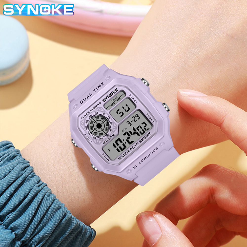 SYNOKE Digital Watches Lady Sp - Outdoor Lighting For Steps recension och pris
