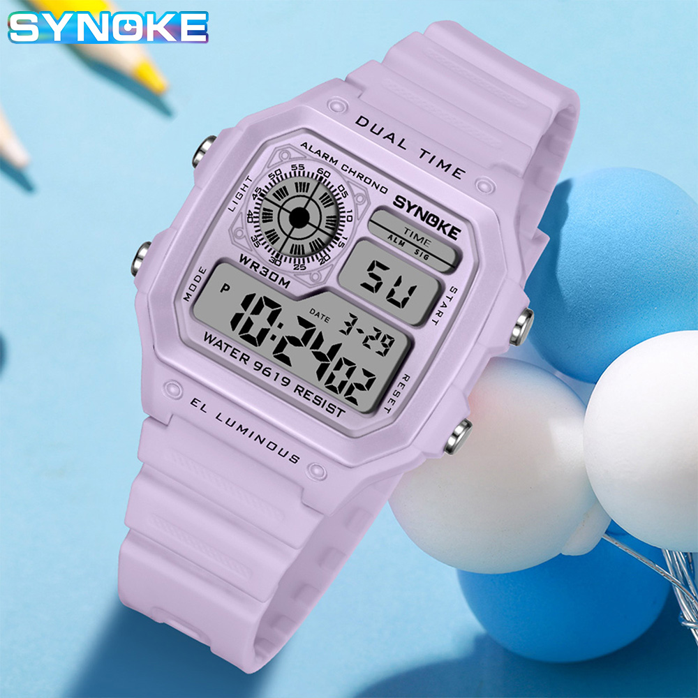 SYNOKE Digital Watches Lady Sp - Outdoor Lighting For Steps recension och pris