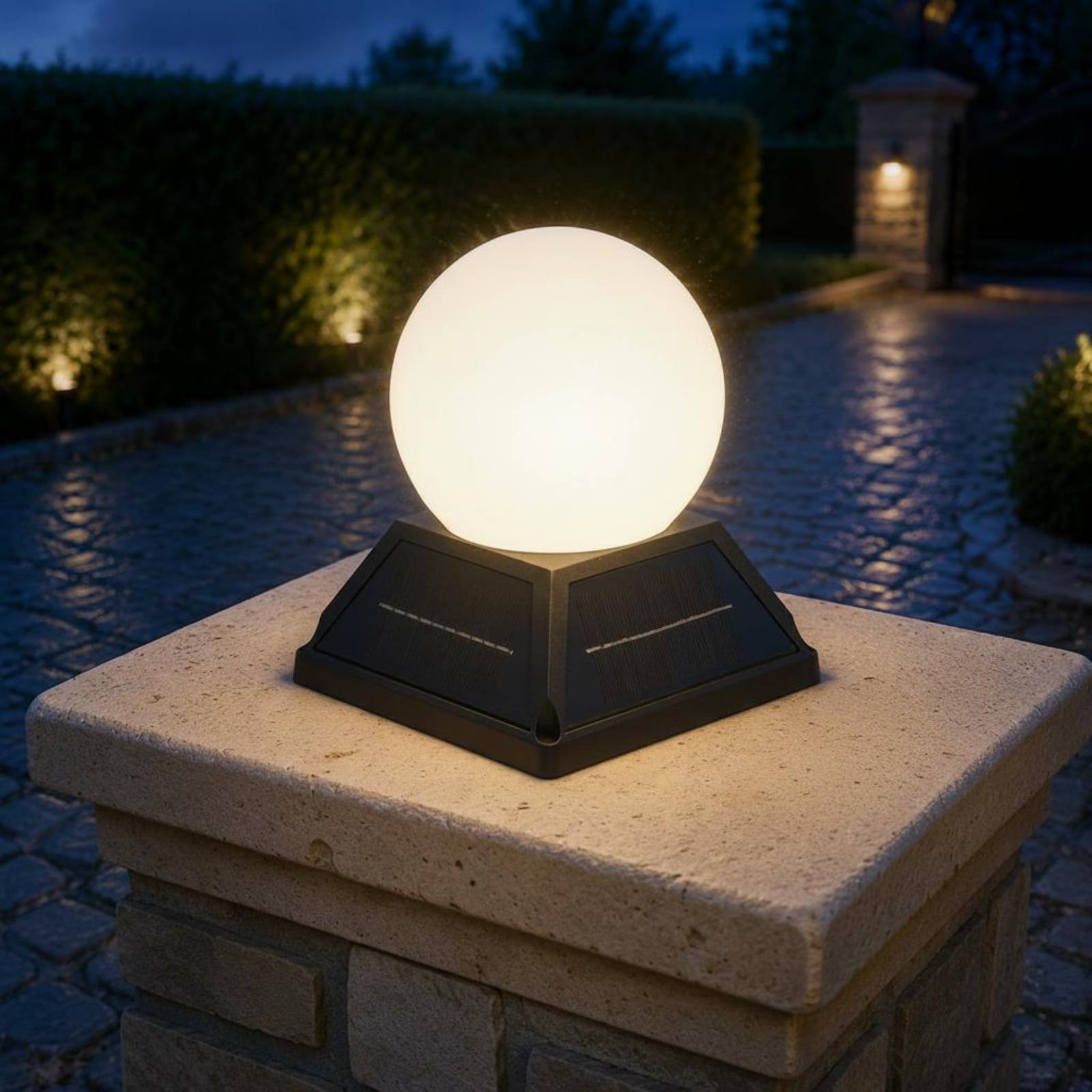 Solar Post Cap Light Wireless  - Outdoor Lighting Wireless recension och pris