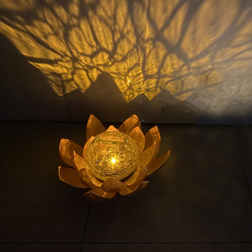 Lotus Shaped Garden Solar Ligh - Outdoor Lighting For Christmas recension och pris
