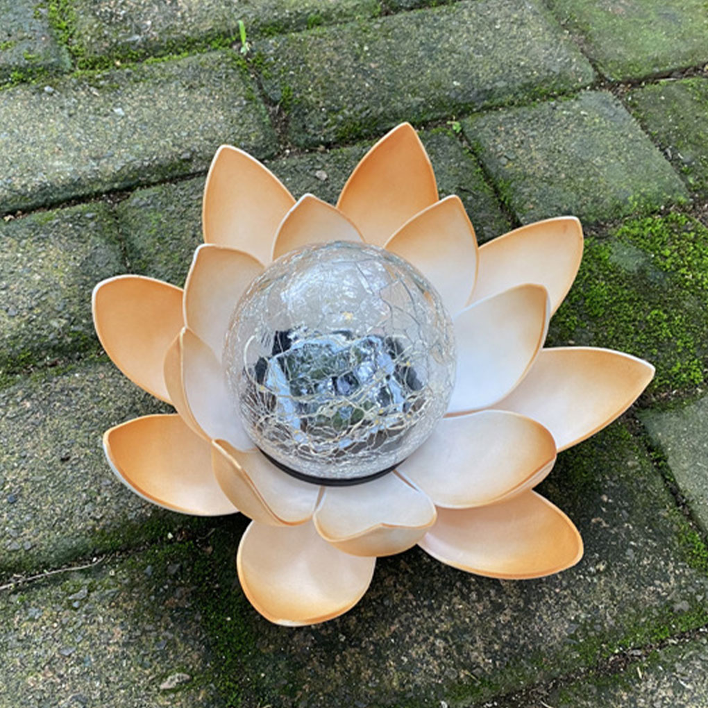 Lotus Shaped Garden Solar Ligh - Outdoor Lighting For Christmas recension och pris