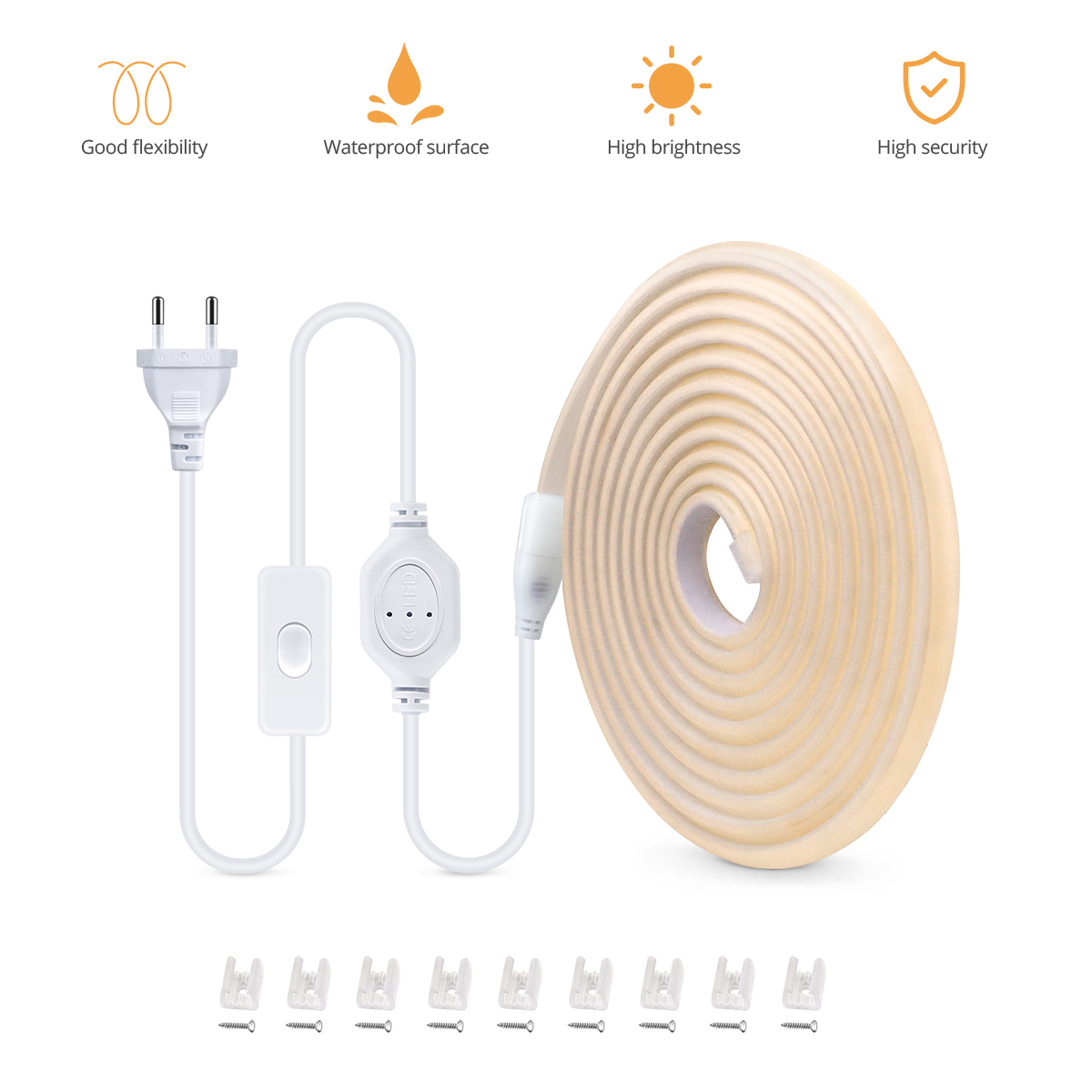110V 220V COB LED Strip Outdoo - Outdoor Lighting Youtube recension och pris