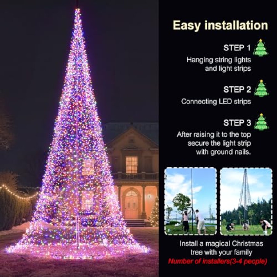 Outdoor Flagpole LED Christmas - Outdoor Lighting For Christmas recension och pris