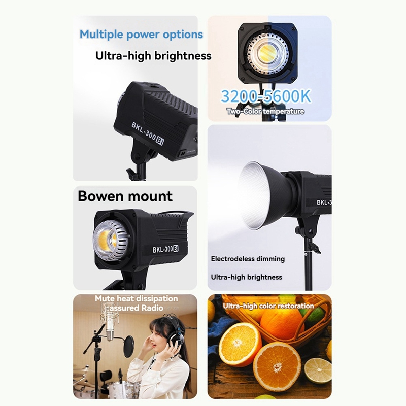 300W Bi LED Video Light, Conti - Outdoor Lighting Wireless recension och pris