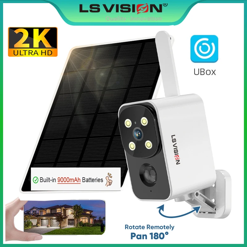 LS VISION Outdoor Solar Camera - Outdoor Lighting Wireless recension och pris
