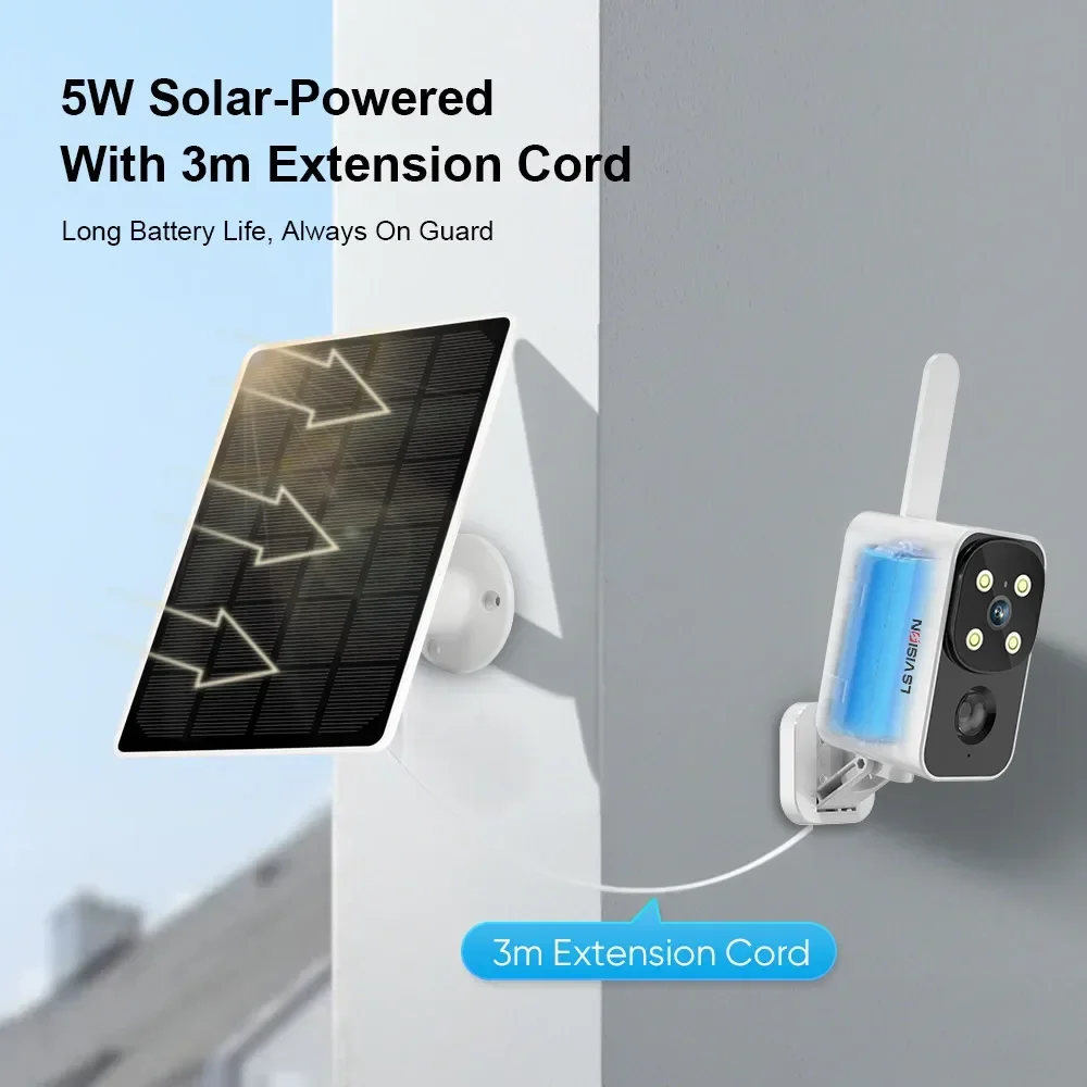 LS VISION Outdoor Solar Camera - Outdoor Lighting Wireless recension och pris