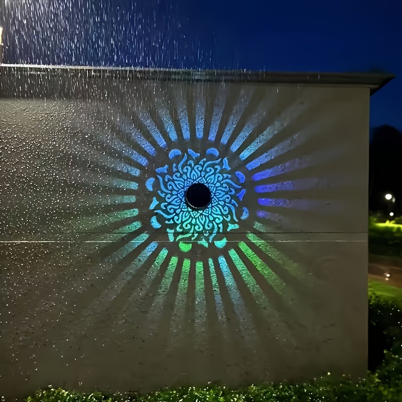Solar LED Wall Light Mandala P - Outdoor Lighting With Outlet recension och pris
