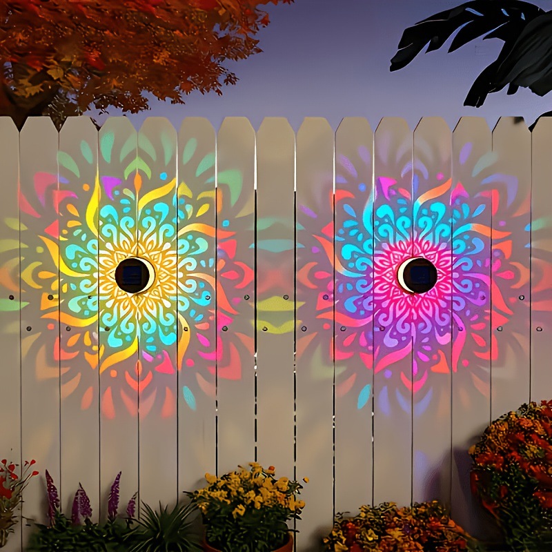Solar LED Wall Light Mandala P - Outdoor Lighting With Outlet recension och pris