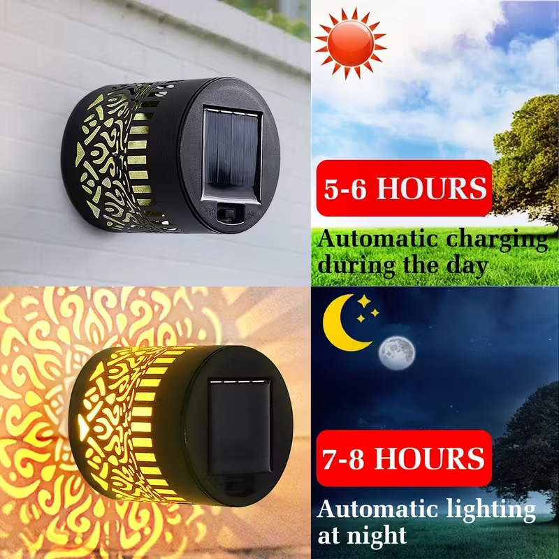 Solar LED Wall Light Mandala P - Outdoor Lighting With Outlet recension och pris