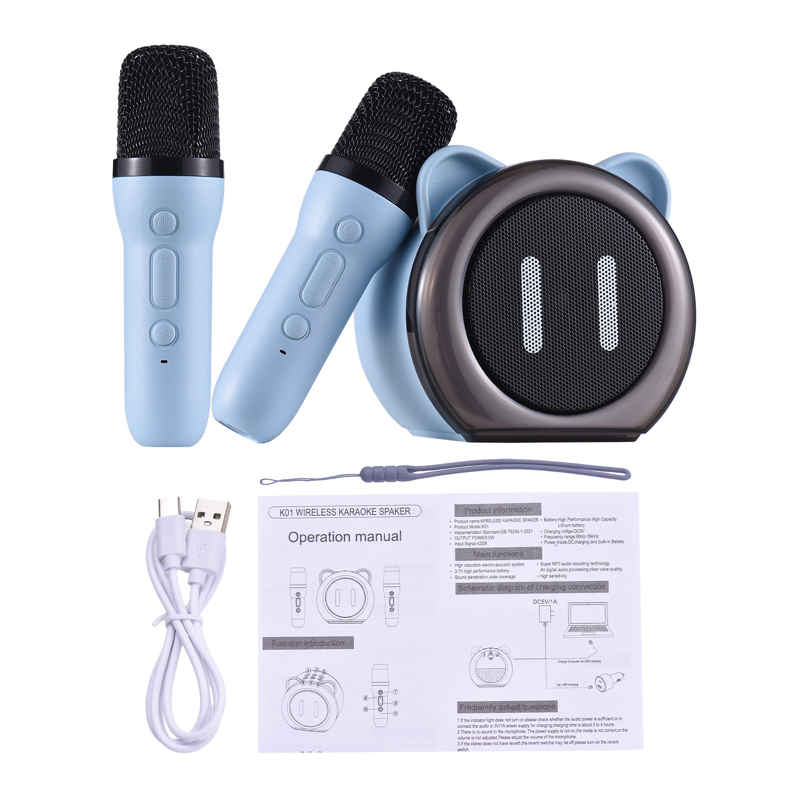 Karaoke Machine with 2 Wireles - Outdoor Lighting Wireless recension och pris