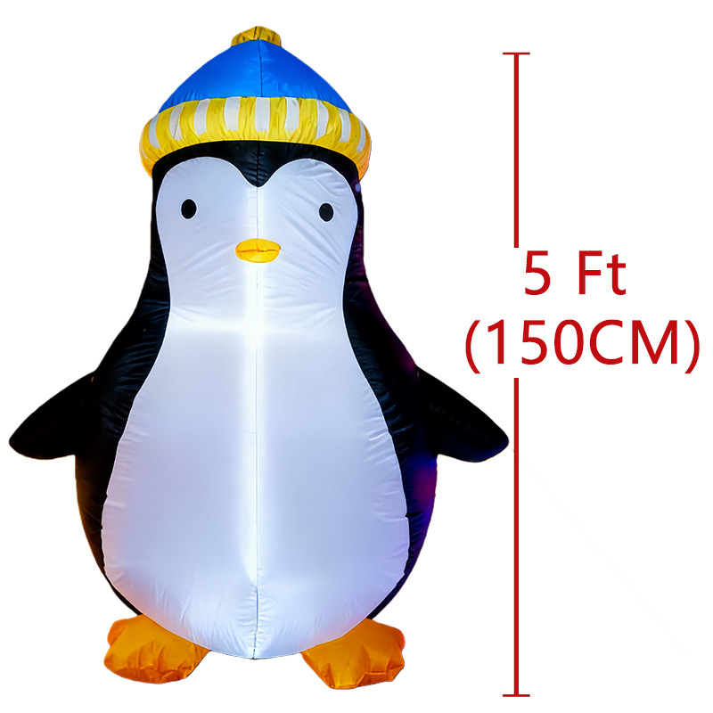1.5M Christmas Penguin Inflata - Outdoor Lighting For Christmas recension och pris