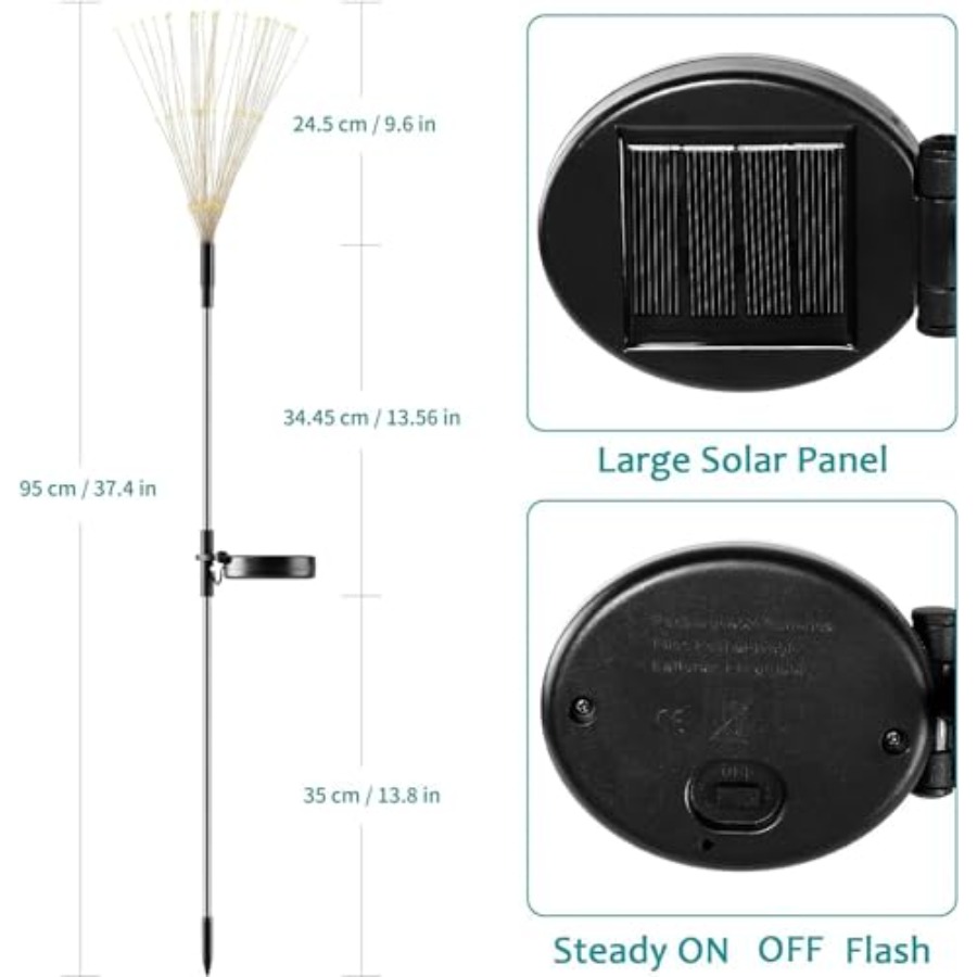 Solar Firework Lights, Lightin - Outdoor Lighting For Christmas recension och pris