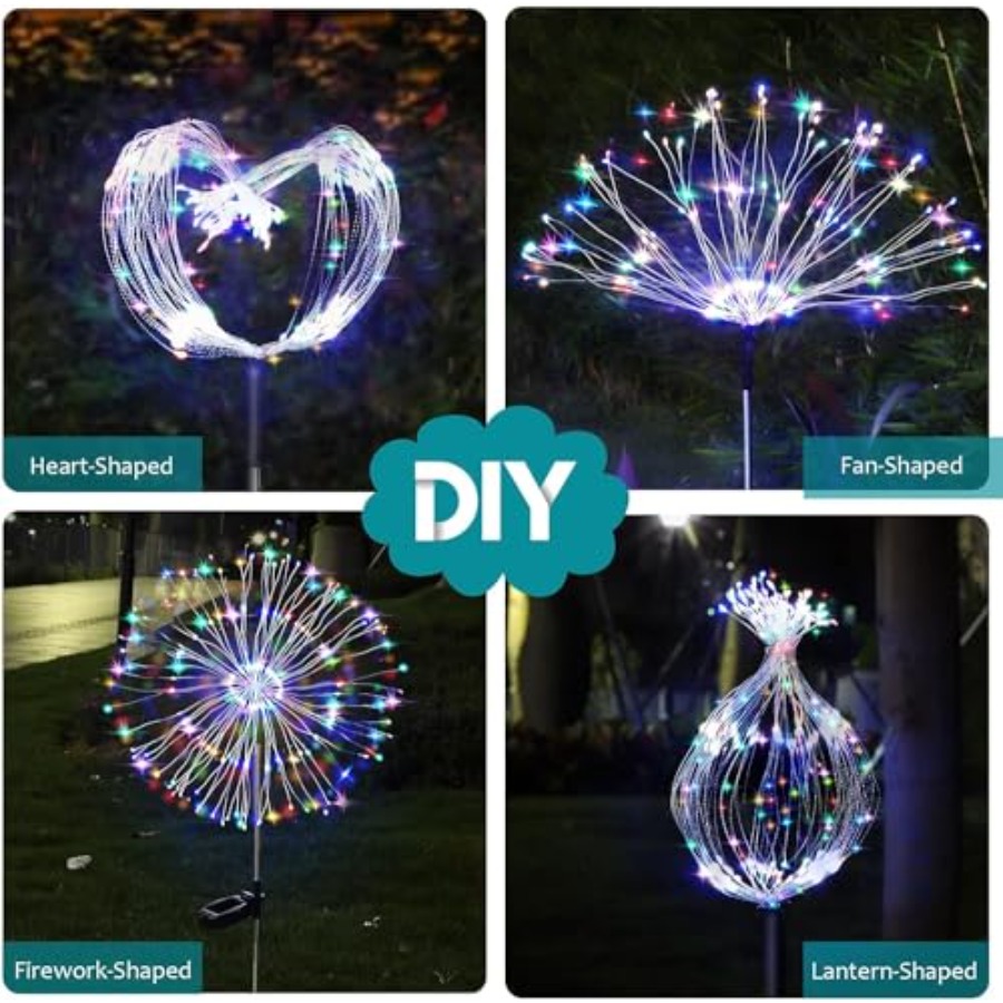 Solar Firework Lights, Lightin - Outdoor Lighting For Christmas recension och pris